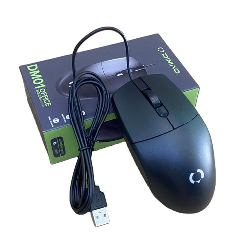 Macally Silent Wired USB Mouse – Slim & Compact Design for Mac, Windows PC & Laptop