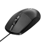 Macally Silent Wired USB Mouse – Slim & Compact Design for Mac, Windows PC & Laptop
