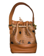 Mini Bucket Crossbody Bag for Women | PU Leather Drawstring Shoulder Bag | Fashion Handbag | Brown