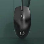 Macally Silent Wired USB Mouse – Slim & Compact Design for Mac, Windows PC & Laptop