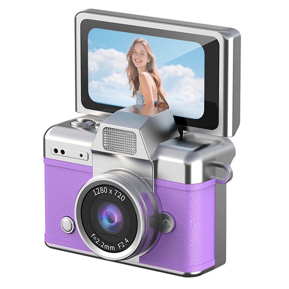 Mini Flip Digital Camera LK-027 📸 | Cute Retro Toy Camera with Flip Screen & HD Video
